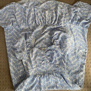 Salt and Sea Beachy Blue Maxi Dress